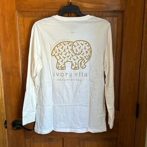 Ivory Ella Childhood Cancer Long-sleeved T-shirt